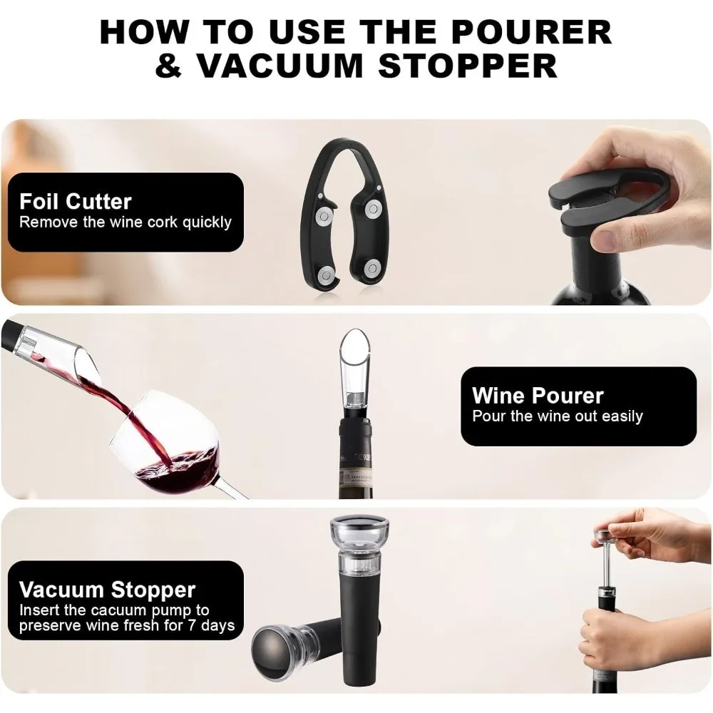 Electric Wine Opener Set Elect - Wine Opener Electric review and price