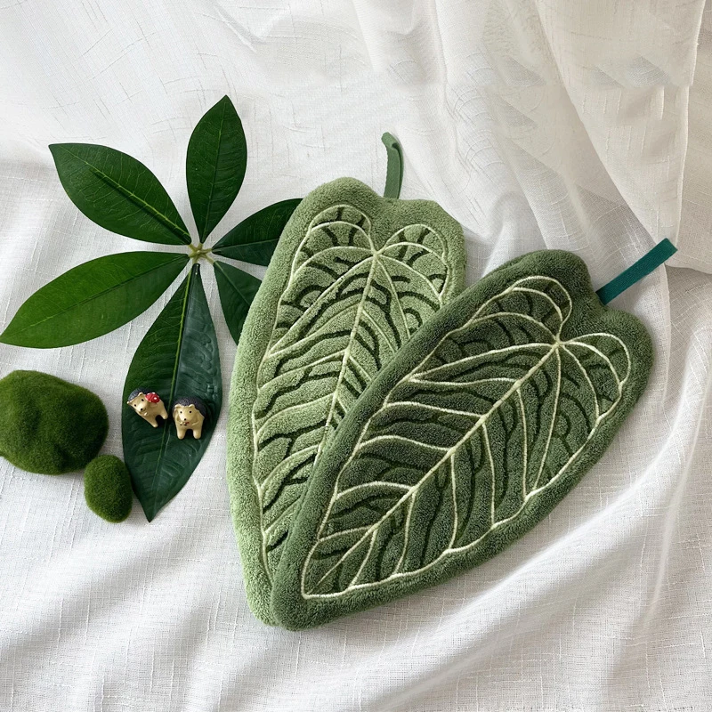 1PC Hot Plant Hand Towel Clean - Kitchen Appliances Store review and price