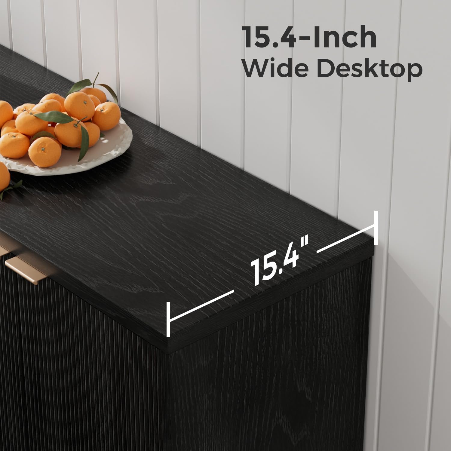 Fluted Buffet Cabinet With Sto - Kitchen Appliances Cabinet review and price