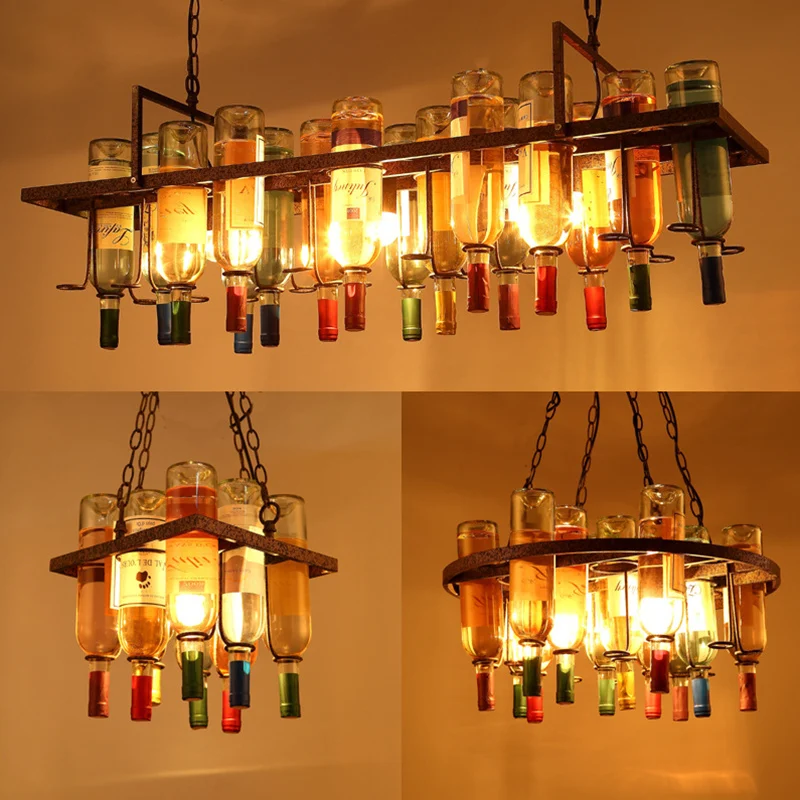 Vintage Wine Bottle Iron Led L - Kitchen Appliances Red Knobs review and price