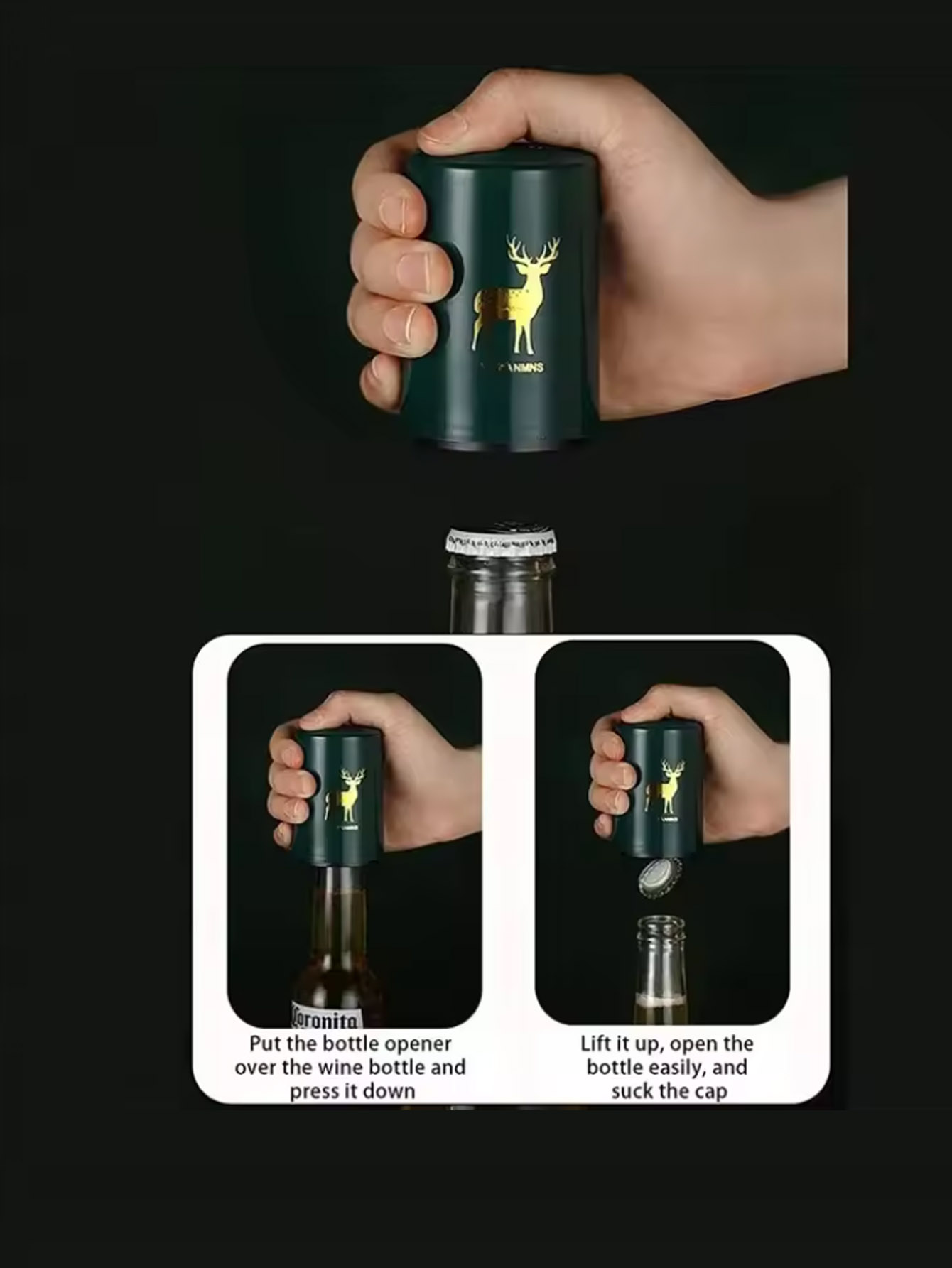 1Pcs Automatic Beer Bottle Ope - Wine Opener Electric review and price