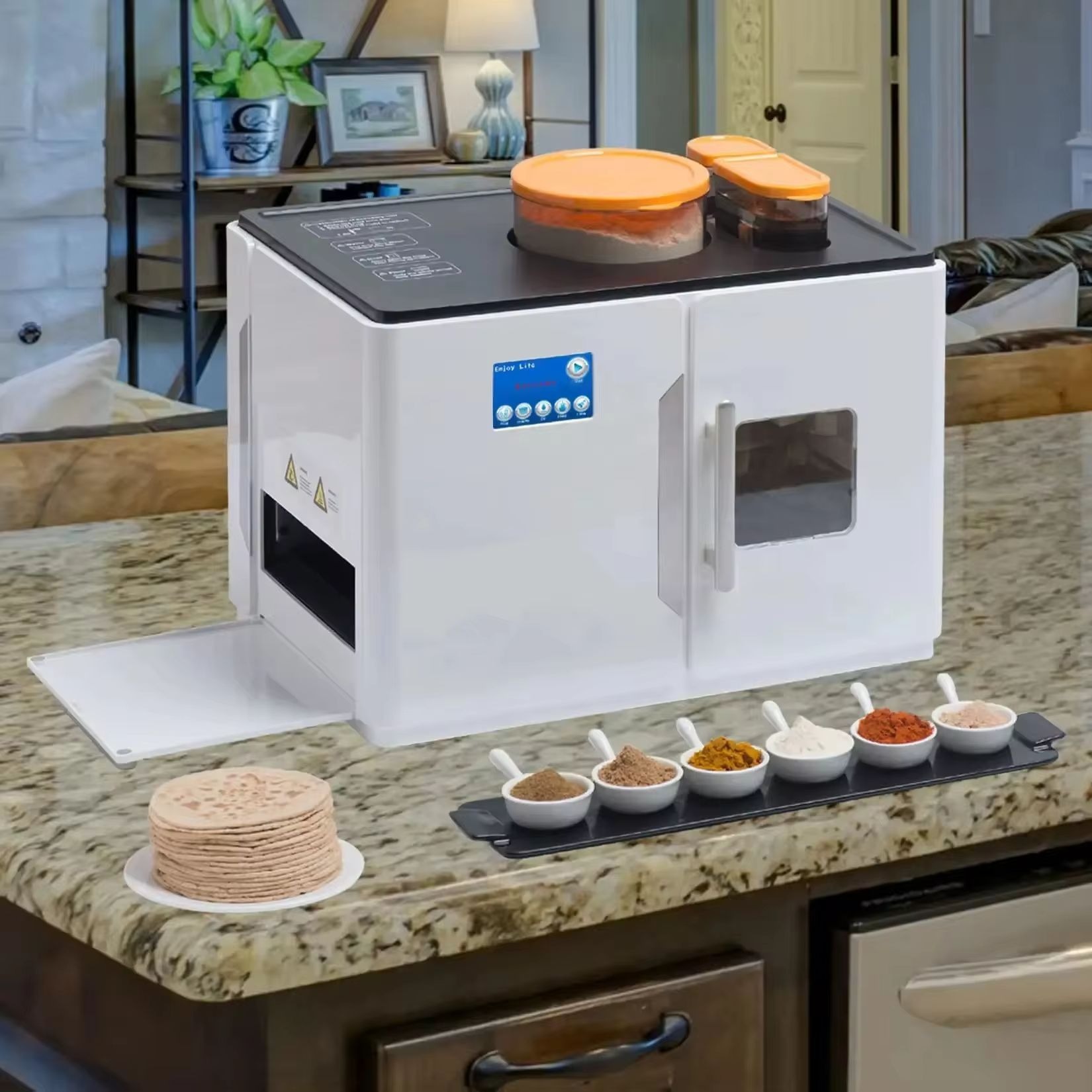Electric Roti Robot Rotti Ata  - Roti Maker Automatic review and price