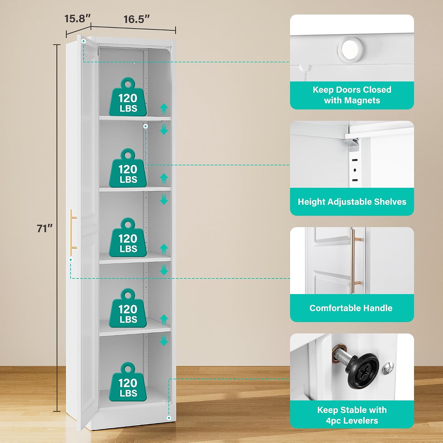 Tall Narrow Storage Cabinet Wi - Kitchen Appliances Cabinet review and price
