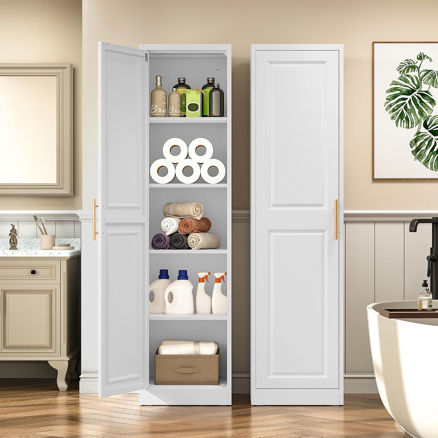 Tall Narrow Storage Cabinet Wi - Kitchen Appliances Cabinet review and price