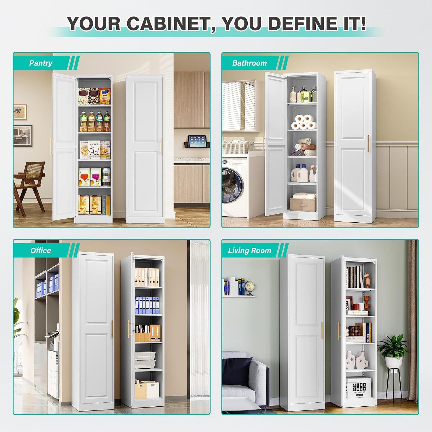 Tall Narrow Storage Cabinet Wi - Kitchen Appliances Cabinet review and price