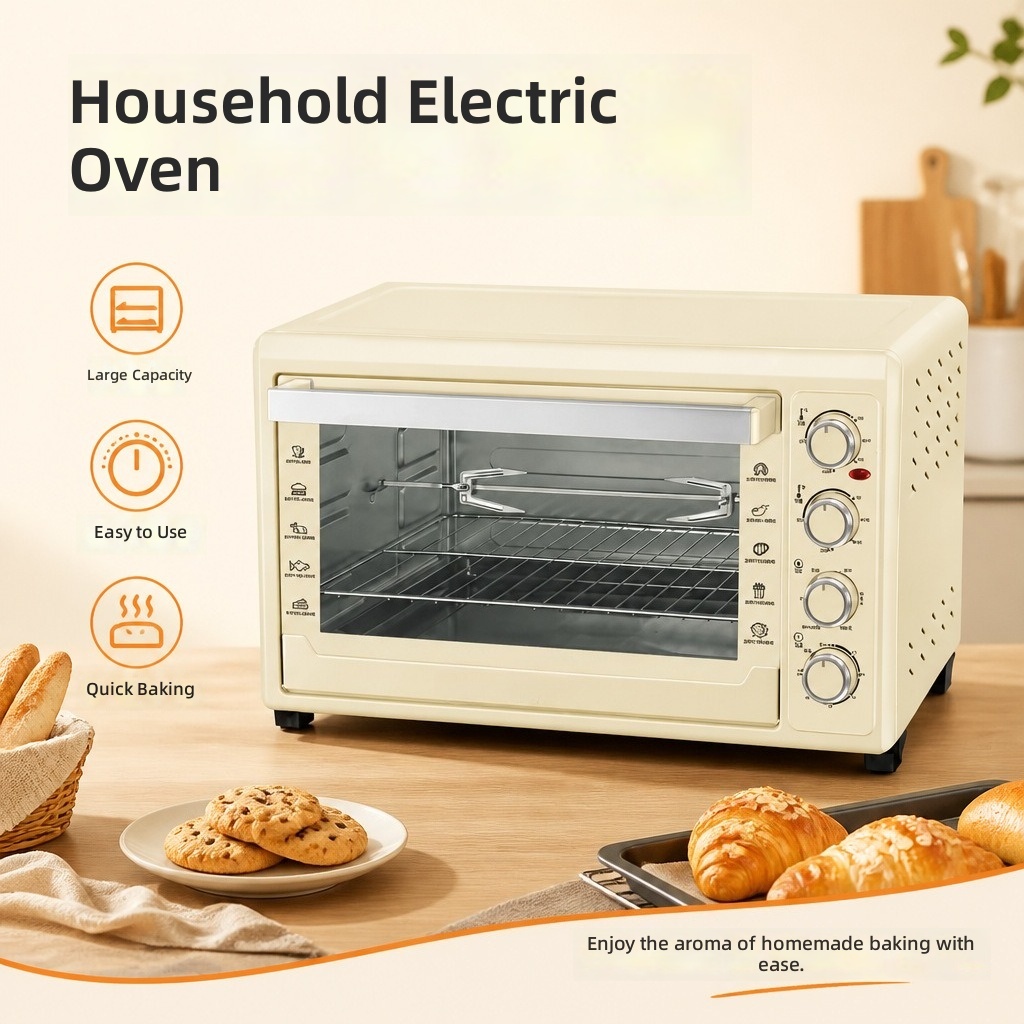 Electric Oven 60L, 4-Tier Baki - Kitchen Appliances Gift Ideas review and price