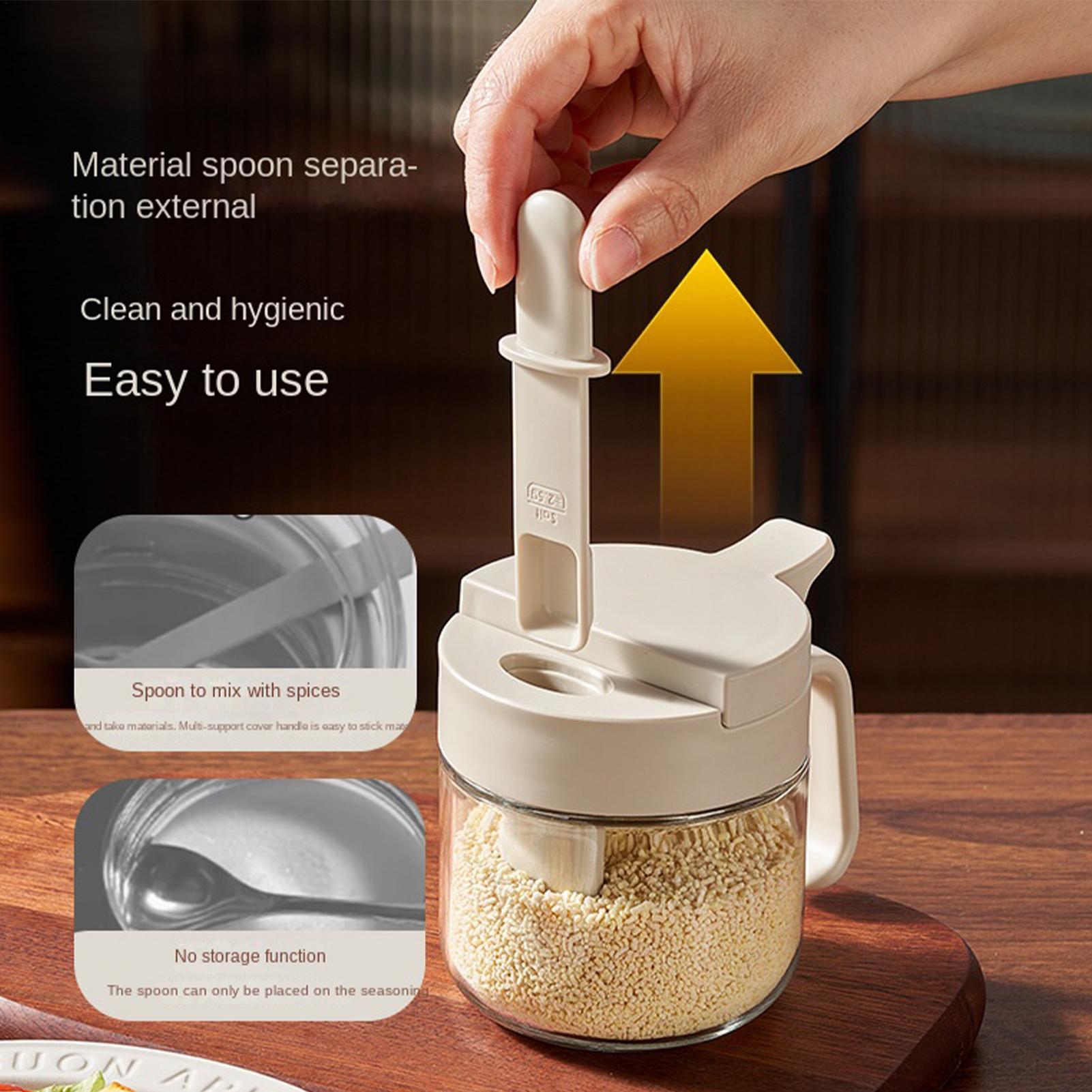 Seasoning Jar Leak-Proof Salt  - Kitchen Appliances Cabinet review and price