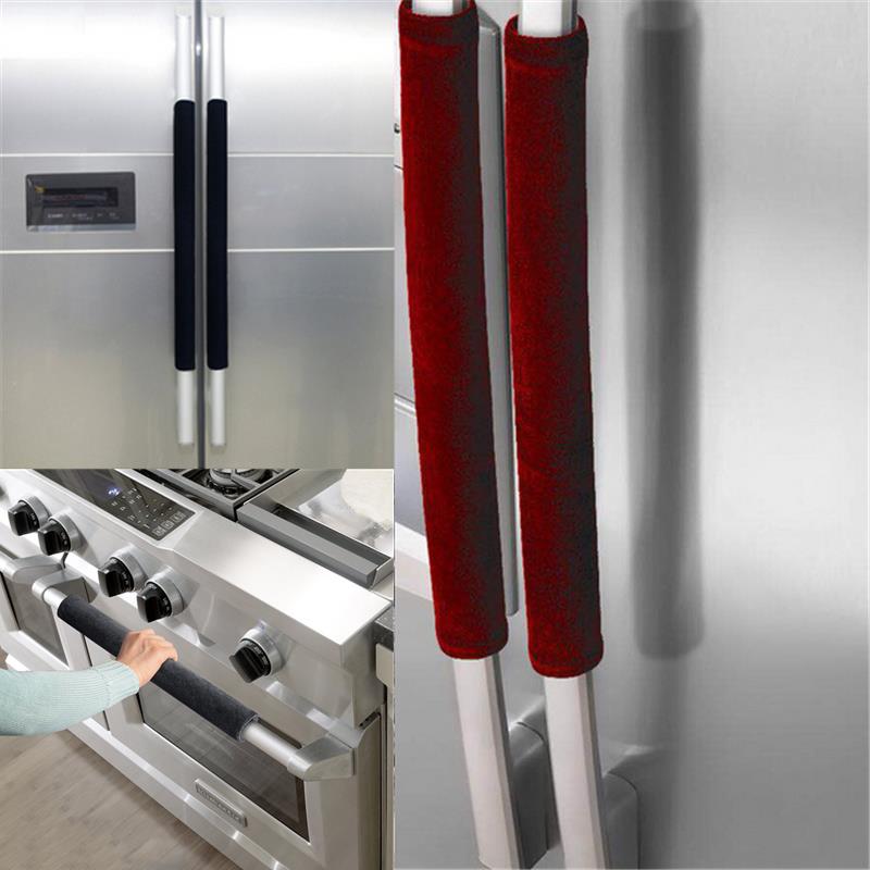 2Pcs/Set Refrigerator Door Han - Kitchen Appliances Red Knobs review and price